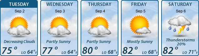 5-Day Forecast